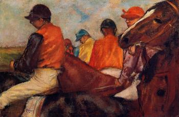 埃德加 德加 Jockeys 埃德加 德加 Jockeys